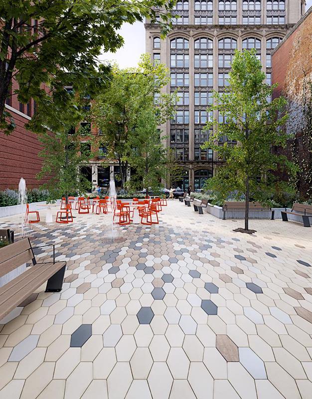 M A I N commercial pavers Hexa pavés Techo Bloc Series2019 003 Hexa Commercial B